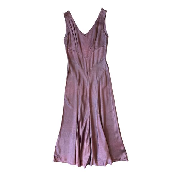 Eileen West Dresses & Skirts - Vintage Eileen West Purple Midi Cocktail Dress Size XS XSmall